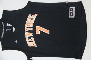 Maillot De Basket New York Knicks Carmelo Anthony 7 Full Noir Orange